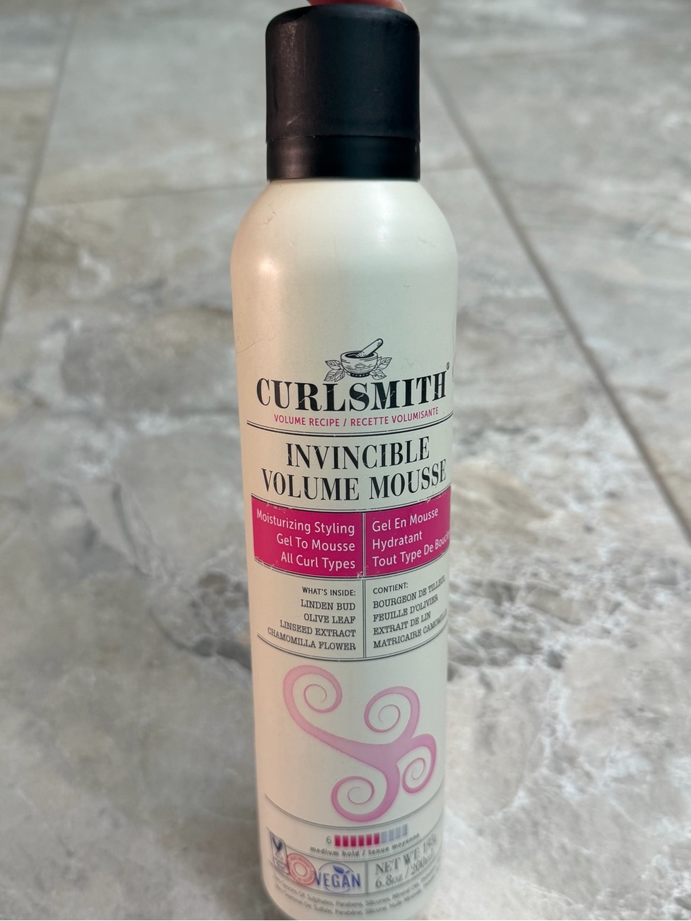 Curlsmith Invincible Volume Mousse